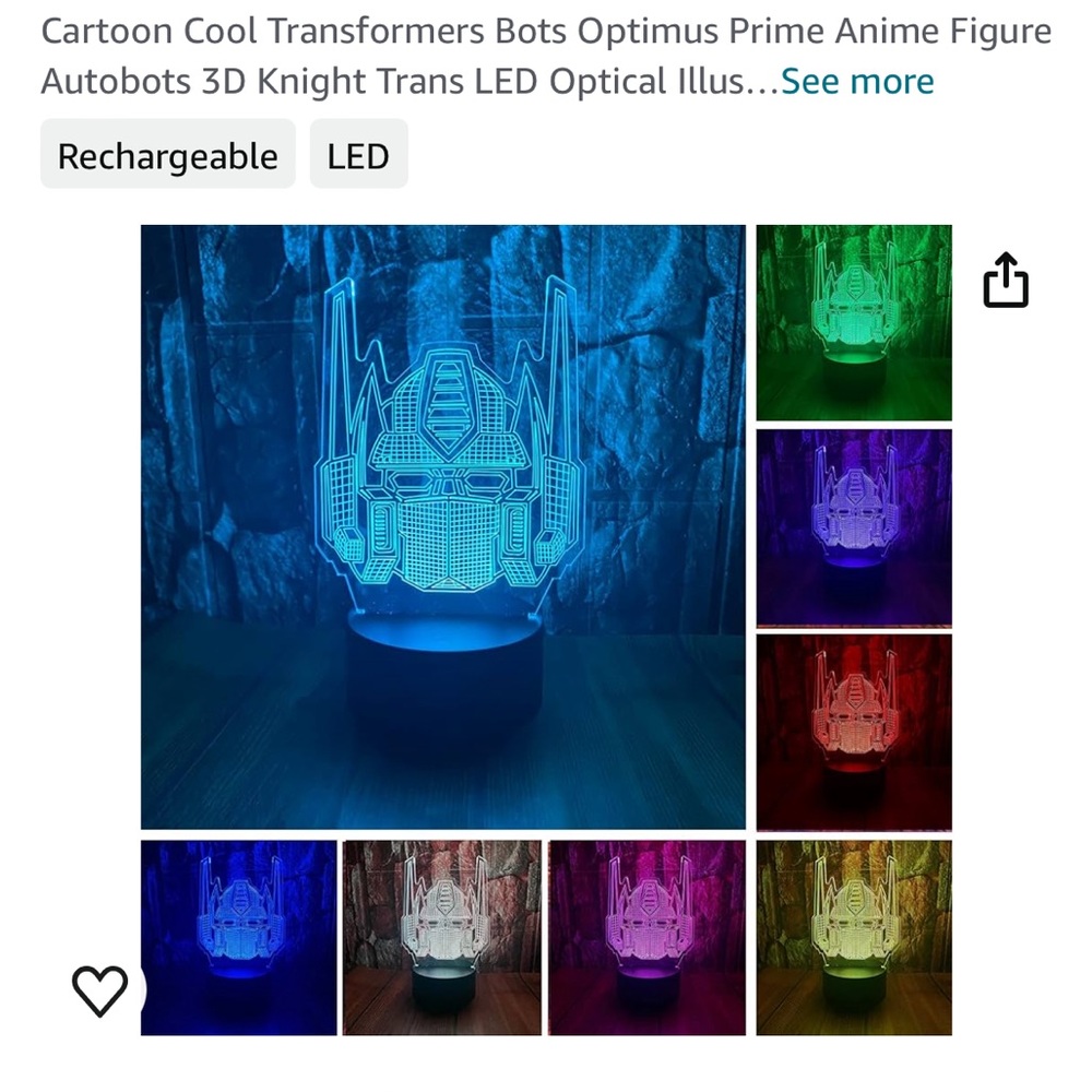 Transformer LED Light